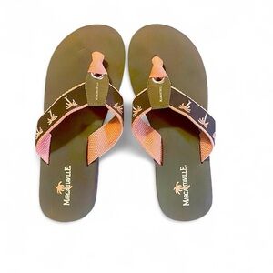 Margaritaville Breezy Flip Flop Sandals 9 | Tropical Comfort Thongs